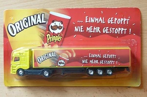 Modellino camion birra camion birra Mercedes Benz Axor Pringles originale HS 16 - Foto 1 di 1