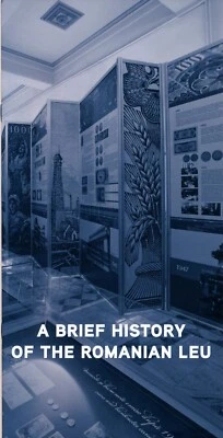 Romania Lei Coin Banknote History English Brochure Gold National Bank - Image 1 of 4