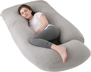 Pregnancy Pillow Maternity Full Body Pillow for Back Legs and Belly Support J - Picture 1 of 8