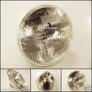 Classic Mini 7" Sealed Beam Headlamp Light Unit LHD 13H3471A 1959-1990 FREE POST - Picture 1 of 1