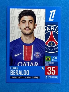 Figurine Panini Sticker Foot 2024-25 2025 n.352 Beraldo (Paris Saint-Germain) - Imagen 1 de 1