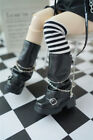 BJD Doll 1/4 1/6 Boots Only Leather/Jeans Boots for feet size 5.7cm X 2.5cm