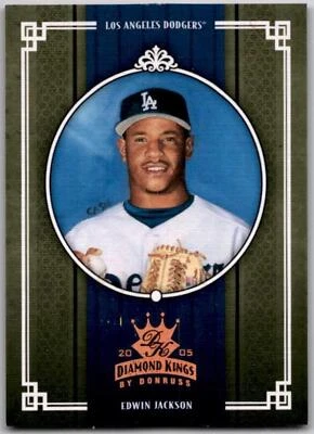 Donruss Diamond Kings 2005 bronce #355 Edwin Jackson 42/50 Foto 1 de 2