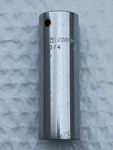 CORNWELL TOOLS T3124L, 1/2" DRIVE, 3/4" SOCKET, 3.25" DEEP/HIGH, 12 POINT. - Picture 1 of 11