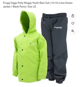 Frogg Toggs Polly Woggs Youth Rain Suit Size Large Youth - Picture 1 of 1
