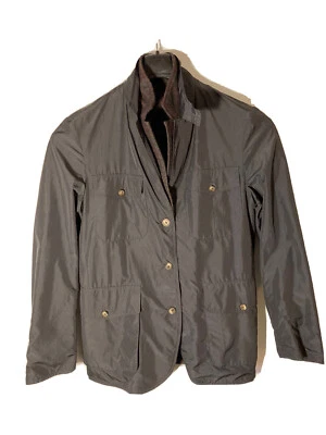 Jaqueta Biella Collezion Masculina 40 (Euro 50) Reversível Nylon/Lã - Feita na Itália  - Imagem 1 de 4