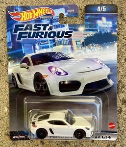 Hot Wheels - 2023 Fast & Furious Premium - Porsche 718 Cayman GT4 - New - Picture 1 of 2