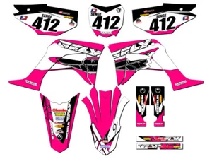 Kit de gráficos Senge rosa 2019-2023 CRF 125 13 FLY compatible con Honda - Imagen 1 de 10