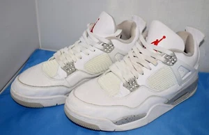 Men’s Nike Air Jordan 4 Retro Mid White Grey 2021 Oreo Size 13 CT8527-100 ~J3#18 - Picture 1 of 13