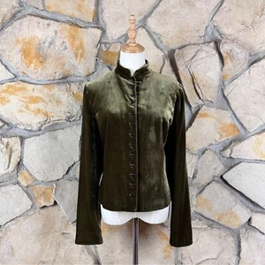 Lauren Ralph Lauren Velvet Jacket Essex Green | 12 - Picture 1 of 5