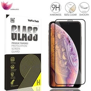 Lote de protector de pantalla de vidrio templado pegamento de cobertura completa para iPhone 11 Pro 5,8 - Imagen 1 de 16