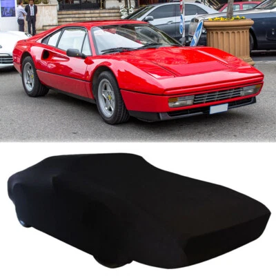 Cubierta de coche completa elástica a prueba de polvo personalizada negra para Ferrari 328 GTB/328 GTS Foto 1 de 4