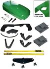 New Upper Hood/ Fuel Door Kit/CATCH/CLIP/ Seal/Stickers Kit fits John Deere 4500