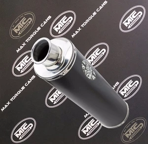 Kawasaki ZX6R 98-02 G-A1P  Black round Road Legal Motorbike Exhaust Can - Picture 1 of 2