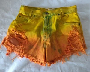 Arizona Girls Authentic Jeanswear Distressed  Loose 10 Regular Shorts W24 L2" - Picture 1 of 4