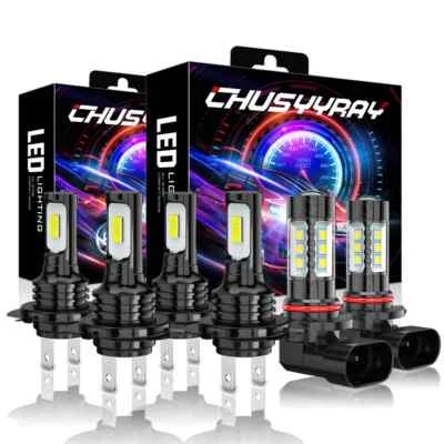 6x Faro LED haz alto/bajo para Jaguar Vanden Plas 1998-2006 + bombillas antiniebla Foto 1 de 4