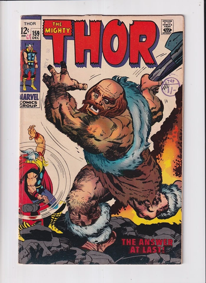 Thor (1962) # 159 (5.0-VGF) (2040732) 1968 - Image 1 of 1