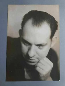 Willy Kessels - Retrato del poeta Maurice Carême - Vintage Gelatin Silver print - Picture 1 of 2