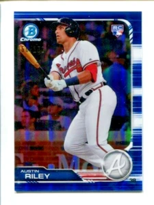 Bowman Chrome Blue Refractor #84 2019 - Austin Riley/150 ⚾ radiocontrol - Imagen 1 de 2