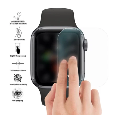 Screen Protector Hydraulic Film For Apple Watch Series 7 6 5 4 3 45mm 49mm 38mm - Image 1 of 4