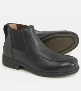 Blundstone 782 Work Chelsea Boots Black Leather Safety Steel Toe UK 7 Men's 8 US - Picture 1 of 6