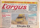 L'ARGUS N°3233 CITROEN ZX / DUCATI 907 / MERCEDES CLASSE S / S. DE BRUXELLES