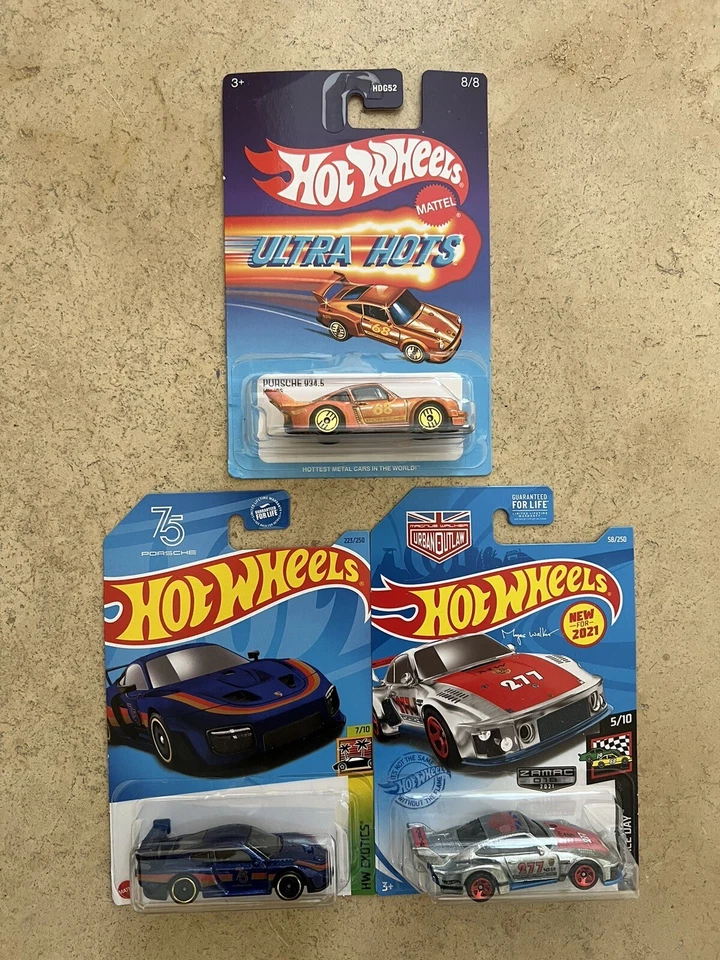 Hot Wheels Porsche 935 Zamac Magnus Walker + Azul + Ultra Hots 934.5 - Super Oferta Foto 1 de 1