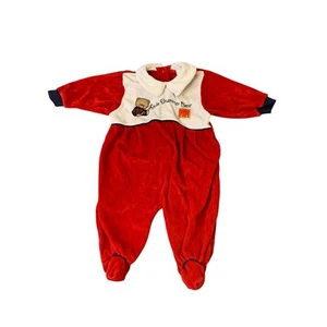 Gerber Baby Kleinkind Größe 6 Monate 1 Stück Body kleiner Schlagzeuger Bär Fleece lang - Bild 1 von 3