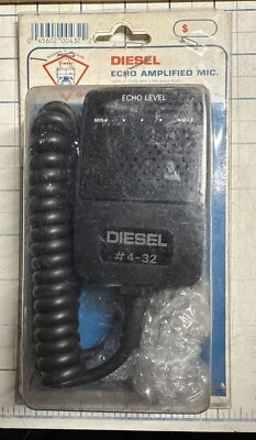 Diesel #4-32 Echo Mic CB Radio Microfono Cellulare Amplificato NOS 5 Pin - Immagine 1 di 4