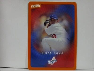 2003 Upper Deck Victory Tier 2 Orange Dodgers Baseball Card #42 Hideo Nomo - Image 1 of 2