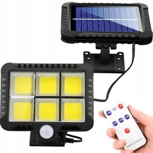 FARO FARETTO LED DA ESTERNO LUCE GIARDINO CON PANNELLO SOLARE SENSORE MOVIMENTO - Foto 1 di 6