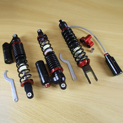 FRONT & REAR SHOCKS ABSORBERS FOR YAMAHA RAPTOR YFM 660R 700 700R YFZ450 ATV Foto 1 de 4