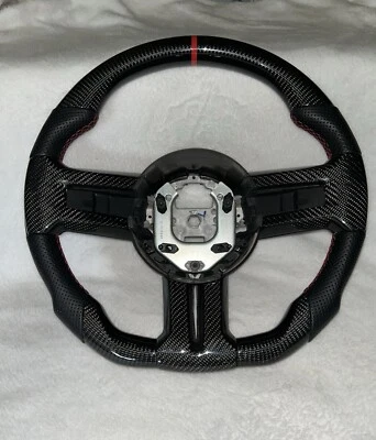 05-14 Mustang углеродного волокна руль красный/черный - Изображение 1 из 4