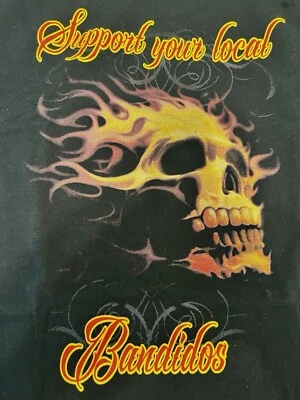 Support Your Local Bandidos t shirt men XL - Image 1 of 4