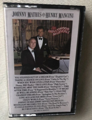 Johnny Mathis and Henry Mancini The Hollywood Musicals cassette Tape - Image 1 of 4