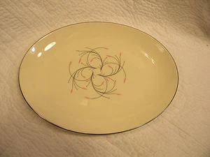 Homer Laughlin Rhythm CAPRI 11" Oval Platter, 1950's, Excellent Condition - Picture 1 of 2