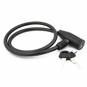 26 Zoll leichtes Radfahren 8 mm Kabel Schlüssel Diebstahlsicherung Fahrrad Schloss mit 2 Schlüsseln - Bild 1 von 1