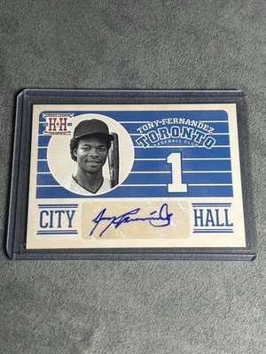 Tony Fernandez 2013 Panini Hometown Heroes City Hall Auto HOF 🔥💎🔥💎🔥 - Image 1 of 4