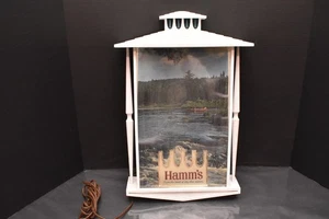 Vintage Hamms Beer Advertising "From Land of Sky Blue Waters" Bar Light Sign - Picture 1 of 17