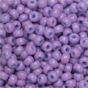 Miyuki Round Rocaille Seed Beads Size 11/0 23GM Duracoat Opq Lilac 11-4486 - Picture 1 of 3
