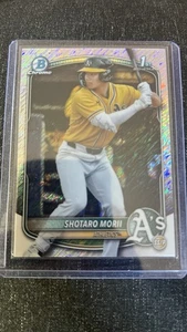 2025 Bowman Chrome #BCP-170 Shotaro Morii Shimmer Refractor 1st Bowman Athletics - Bild 1 von 6