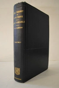 Theory Functions Real Variable & Theory Fourier's Series Vol.1 Hobson HC - Picture 1 of 1