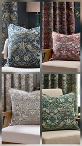 William Morris strawberry thief cushion covers 4 amazing colours to choose from - Picture 1 of 15