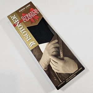 Guantes Isotoner negros para mujer elásticos clásicos forrados de lana talla única 2007 NUEVO - Imagen 1 de 9