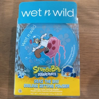 New Wet n Wild SpongeBob Squarepants Seas The Day Cooling Setting Powder 0.35oz - Image 1 of 4