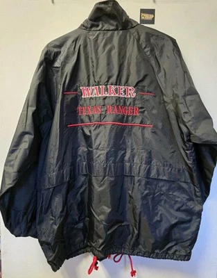 Vtg 90s Walker Texas Ranger Cast & Crew Full Zip Windbreaker Jacket L Rawlings - Image 1 of 4
