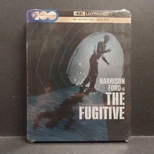THE FUGITIVE 1993 NEW / SEALED 4K UHD BLURAY Region B STEELBOOK Italian H. FORD - Picture 1 of 3