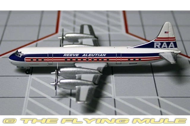AeroClassics 1:400 L-188 Electra Reeve Aleutian N1968R - Изображение 1 из 1