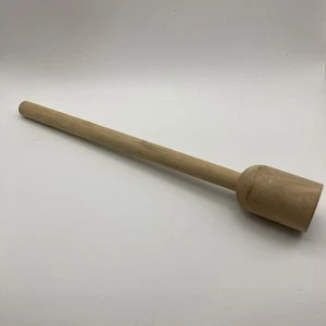Antique Wooden Potato Herb Masher Pestle Vintage Farmhouse Utensil - Picture 1 of 7