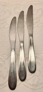 Cambridge Country Buffet Lot of 3 Dinner Knives Stainless Steel Replacement - Picture 1 of 3